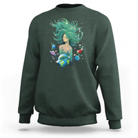 Earth Day Sweatshirt Mother Earth Gaia Goddess Of Nature Planet - Wonder Print Shop