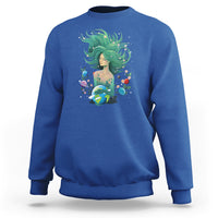 Earth Day Sweatshirt Mother Earth Gaia Goddess Of Nature Planet - Wonder Print Shop