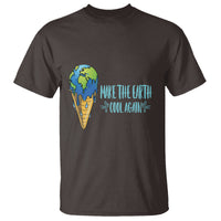 Earth Day T Shirt Make The Earth Cool Again Funny Melting Ice Cream - Wonder Print Shop