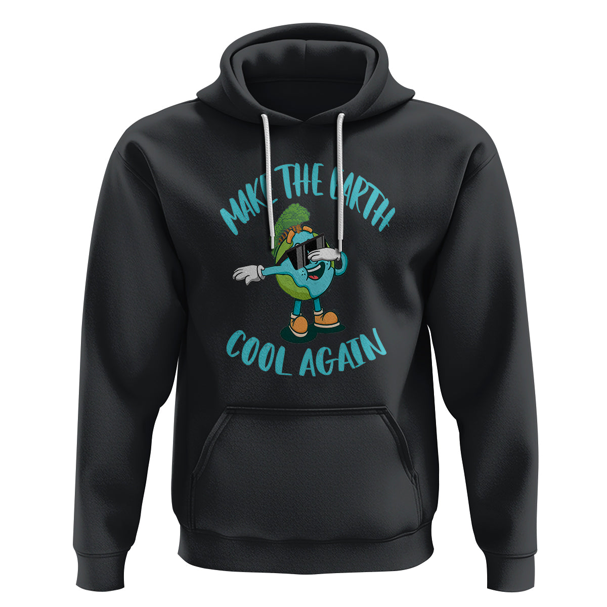 Earth Day Hoodie Make The Earth Cool Again Dabbing Kids Boys - Wonder Print Shop