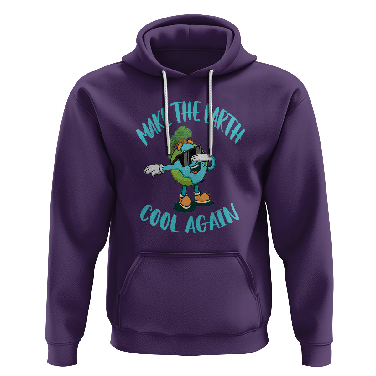 Earth Day Hoodie Make The Earth Cool Again Dabbing Kids Boys - Wonder Print Shop