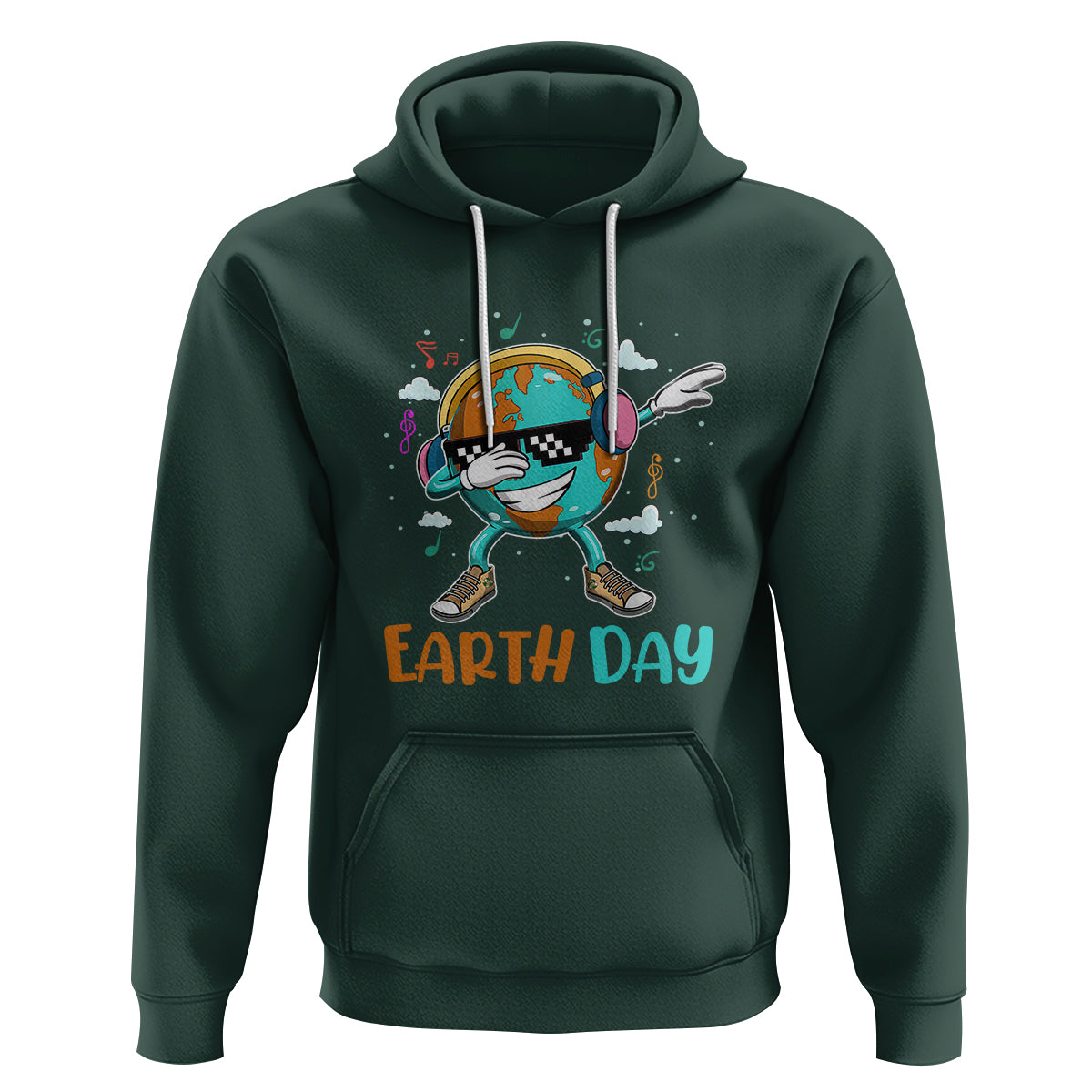 Earth Day Funny Cool Dabbing Planet Kids Boys Hoodie - Wonder Print Shop