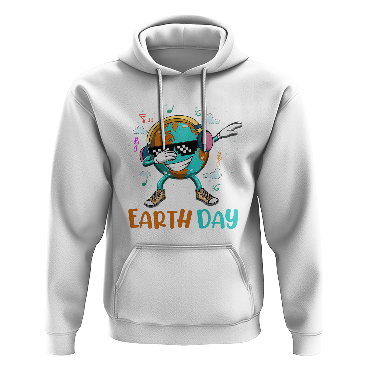 Earth Day Funny Cool Dabbing Planet Kids Boys Hoodie - Wonder Print Shop