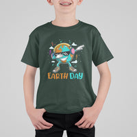 Earth Day Funny Cool Dabbing Planet Kids Boys T Shirt For Kid - Wonder Print Shop