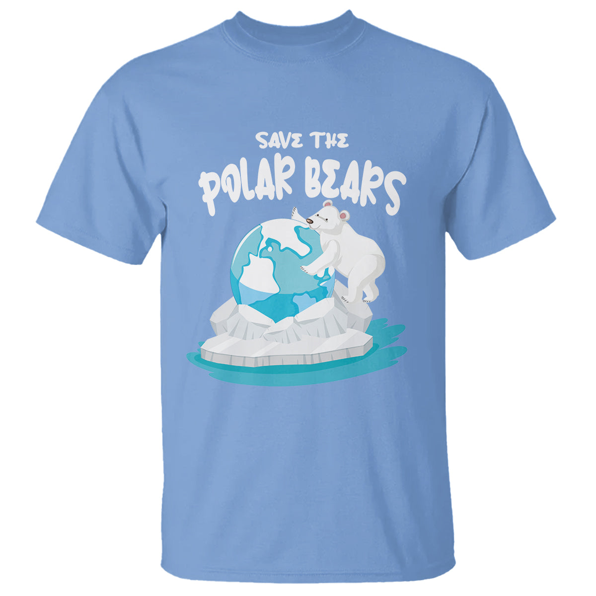 Earth Day T Shirt Save The Polar Bears Climate Awareness - Wonder Print Shop
