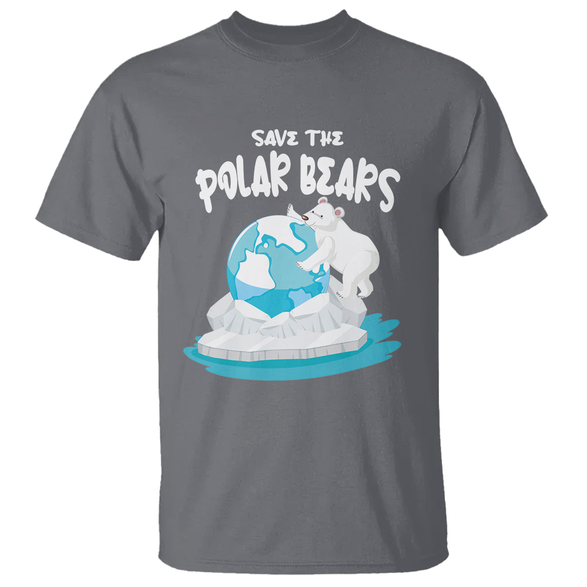 Earth Day T Shirt Save The Polar Bears Climate Awareness - Wonder Print Shop