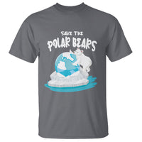 Earth Day T Shirt Save The Polar Bears Climate Awareness - Wonder Print Shop