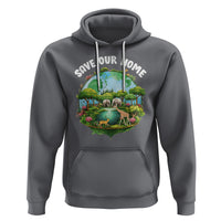 Earth Day Hoodie Save Our Home Animals Wildlife Nature Lover - Wonder Print Shop