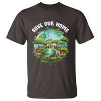 Earth Day T Shirt Save Our Home Animals Wildlife Nature Lover - Wonder Print Shop