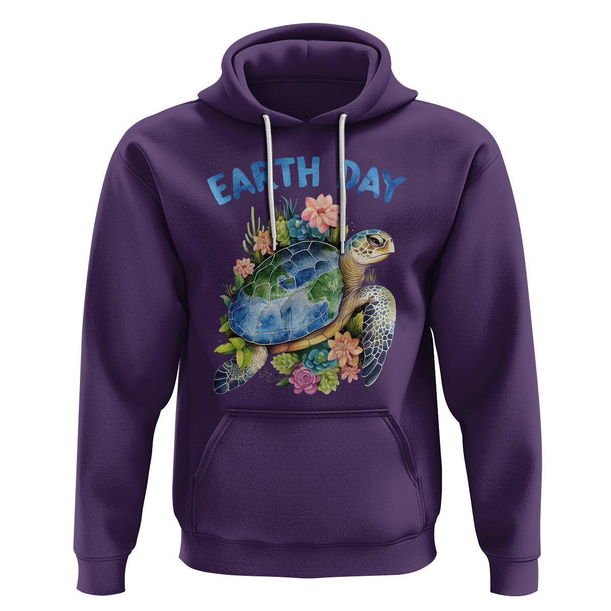Earth Day Hoodie Sea Turtle Save Our Ocean - Wonder Print Shop