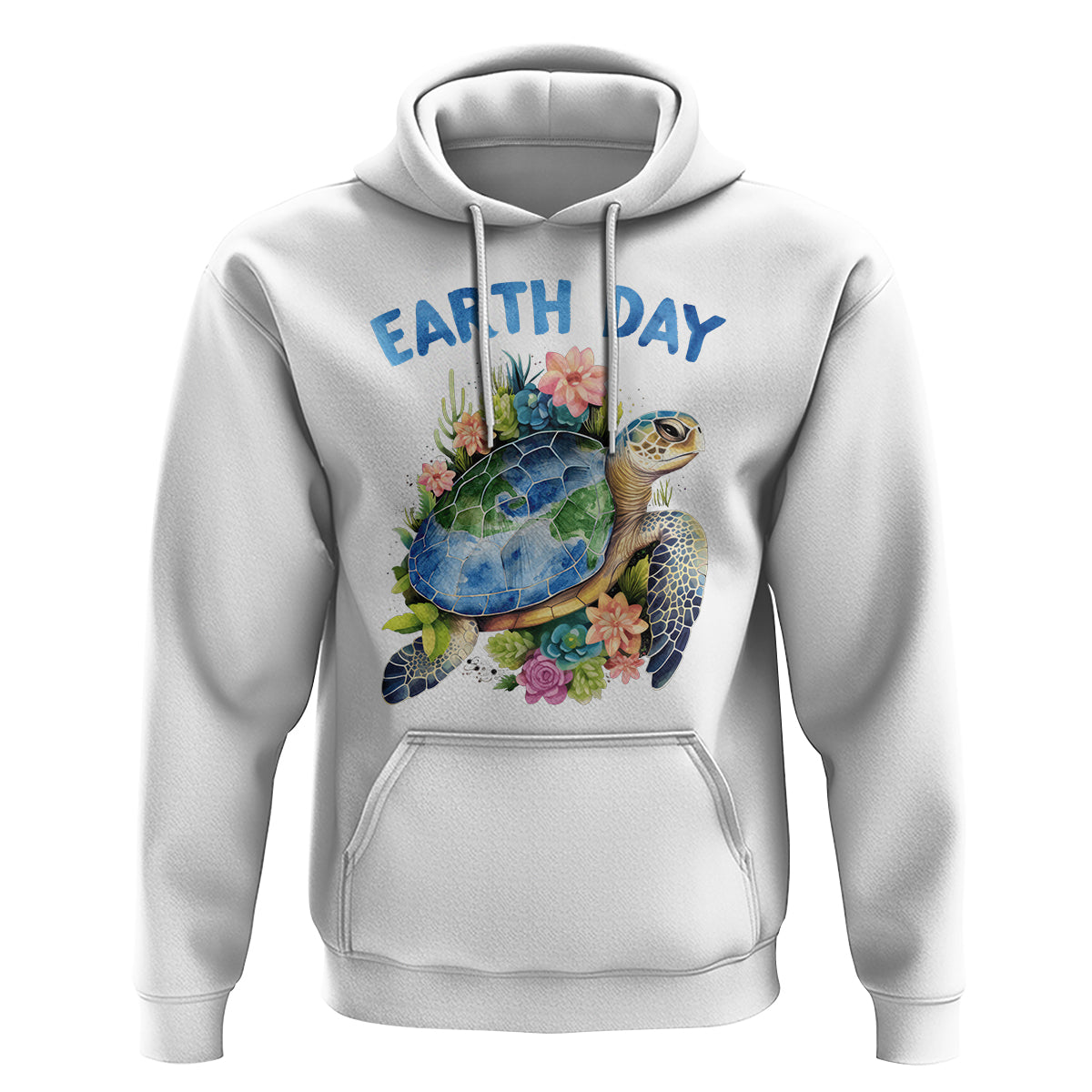 Earth Day Hoodie Sea Turtle Save Our Ocean - Wonder Print Shop