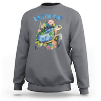 Earth Day Sweatshirt Sea Turtle Save Our Ocean - Wonder Print Shop
