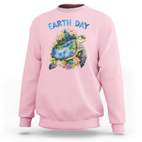 Earth Day Sweatshirt Sea Turtle Save Our Ocean - Wonder Print Shop