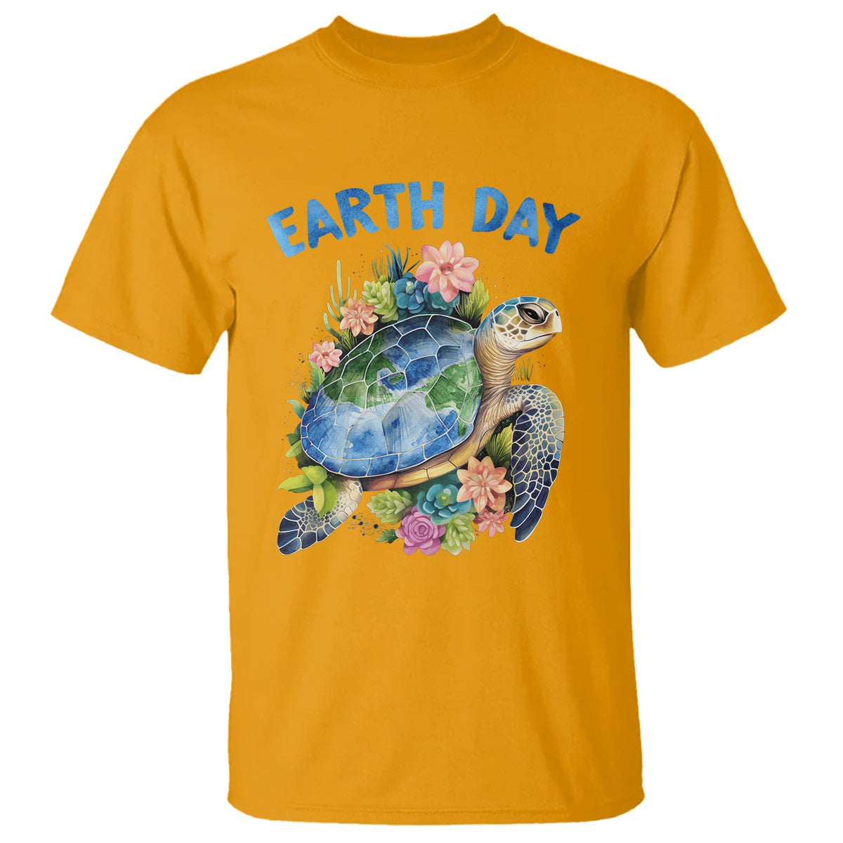 Earth Day T Shirt Sea Turtle Save Our Ocean - Wonder Print Shop
