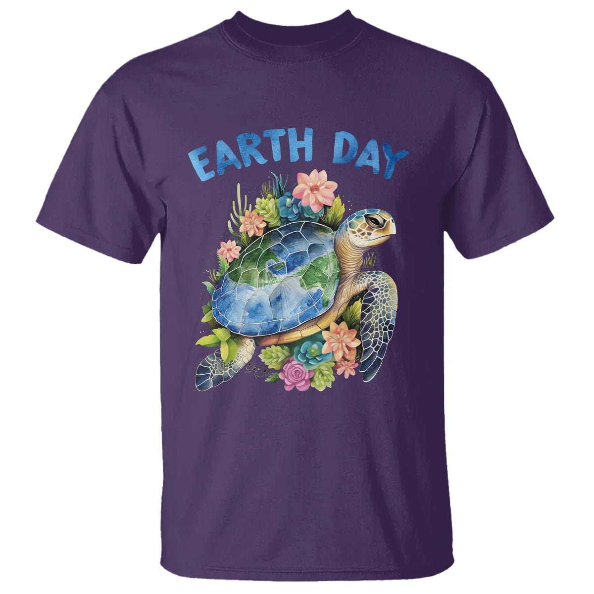 Earth Day T Shirt Sea Turtle Save Our Ocean - Wonder Print Shop