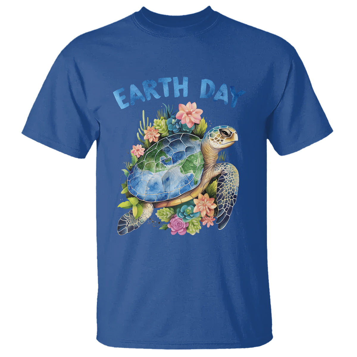 Earth Day T Shirt Sea Turtle Save Our Ocean - Wonder Print Shop