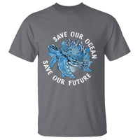 Earth Day T Shirt Save Our Oceans Save Our Future Sea Turtle - Wonder Print Shop