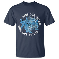 Earth Day T Shirt Save Our Oceans Save Our Future Sea Turtle - Wonder Print Shop