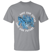 Earth Day T Shirt Save Our Oceans Save Our Future Sea Turtle - Wonder Print Shop