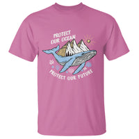 Earth Day T Shirt Save Our Oceans Save Our Future Whale - Wonder Print Shop
