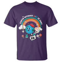 Funny Art Teacher T Shirt Earth Without Art Is Just Eh Painting Artist Wordplay Pun - Wonder Print Shop