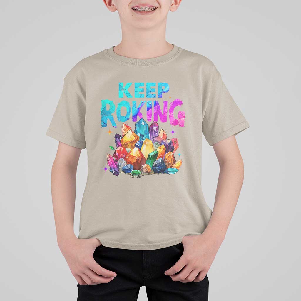 Rock Collector T Shirt For Kid Keep Rocking Geologist