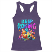 Rock Collector Racerback Tank Top Keep Rocking Geologist