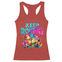 Rock Collector Racerback Tank Top Keep Rocking Geologist