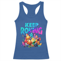Rock Collector Racerback Tank Top Keep Rocking Geologist