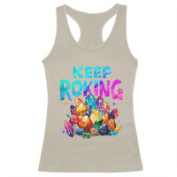 Rock Collector Racerback Tank Top Keep Rocking Geologist