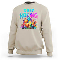 Rock Collector Sweatshirt Keep Rocking Geologist