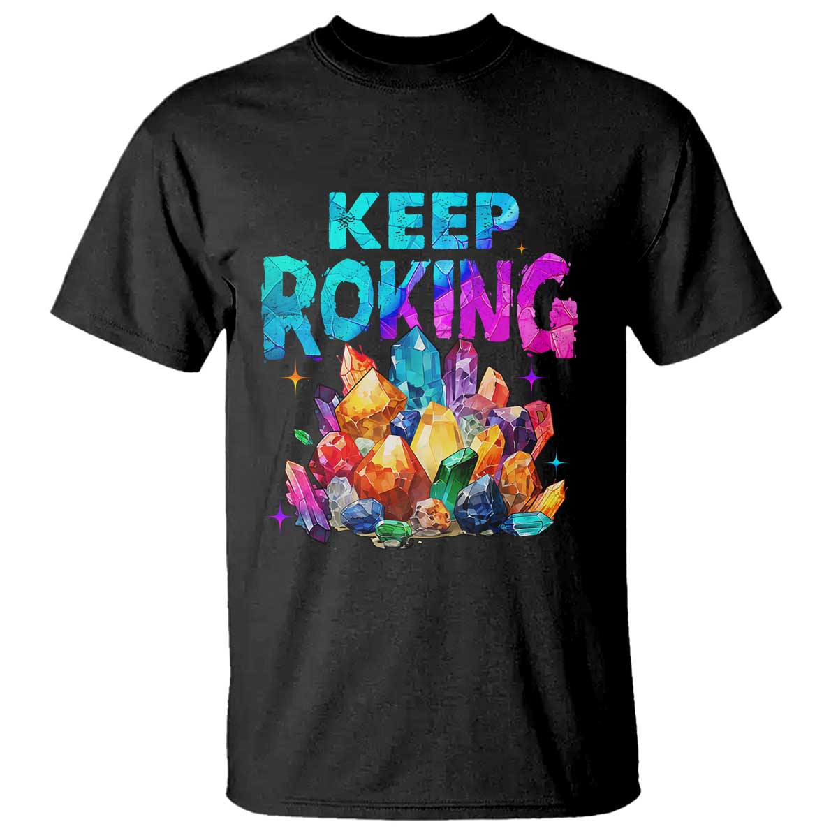 Rock Collector T Shirt Keep Rocking Geologist