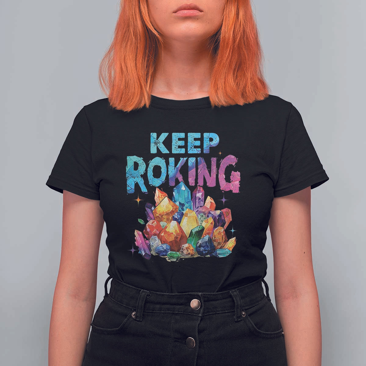 Rock Collector T Shirt For Women Keep Rocking Geologist