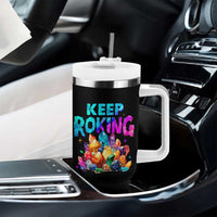 Rock Collector Tumbler With Handle Keep Rocking Geologist