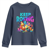 Rock Collector Youth Sweatshirt Keep Rocking Geologist