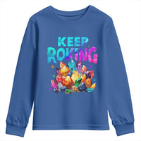 Rock Collector Youth Sweatshirt Keep Rocking Geologist