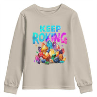 Rock Collector Youth Sweatshirt Keep Rocking Geologist