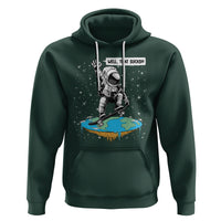 Funny Outer Space Hoodie Flat Earth Astronaut Well That Sucks - Wonder Print Shop