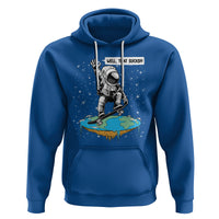 Funny Outer Space Hoodie Flat Earth Astronaut Well That Sucks - Wonder Print Shop