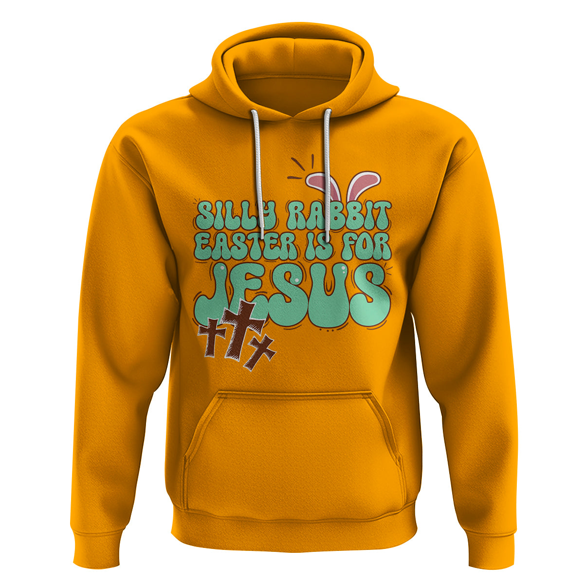 Silly Rabbit Easter Is For Jesus Funny Hoodie - Wonder Print Shop