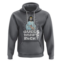 Easter Day Hoodie Guess Who's Back Funny Jesus Bunny - Wonder Print Shop