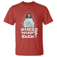 Easter Day T Shirt Guess Who's Back Funny Jesus Bunny - Wonder Print Shop