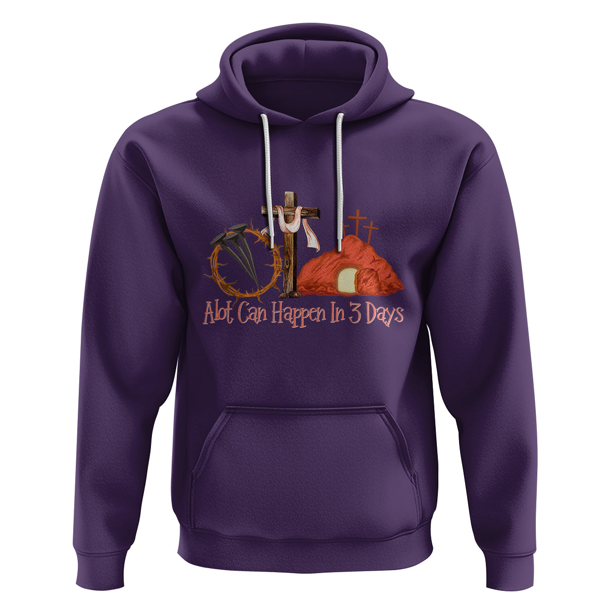 Easter Day Hoodie A Lot Can Happen In 3 Days Jesus Christian - Wonder Print Shop
