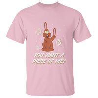 Easter Day T Shirt You Want A Piece Of Me Chocolate Bunny - Wonder Print Shop