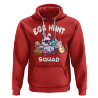 Easter Day Hoodie Egg Hunt Squad Cool Bunny Funny Hunting Season - Wonder Print Shop