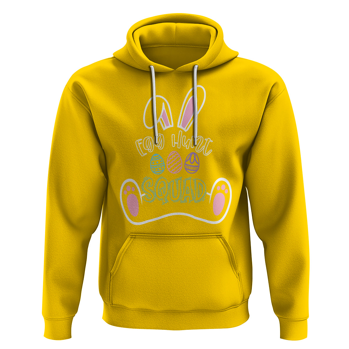 Easter Day Hoodie Egg Hunt Squad Funny Hunting Season - Wonder Print Shop