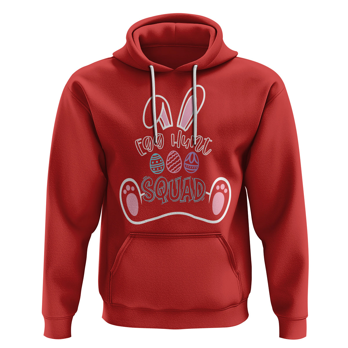 Easter Day Hoodie Egg Hunt Squad Funny Hunting Season - Wonder Print Shop