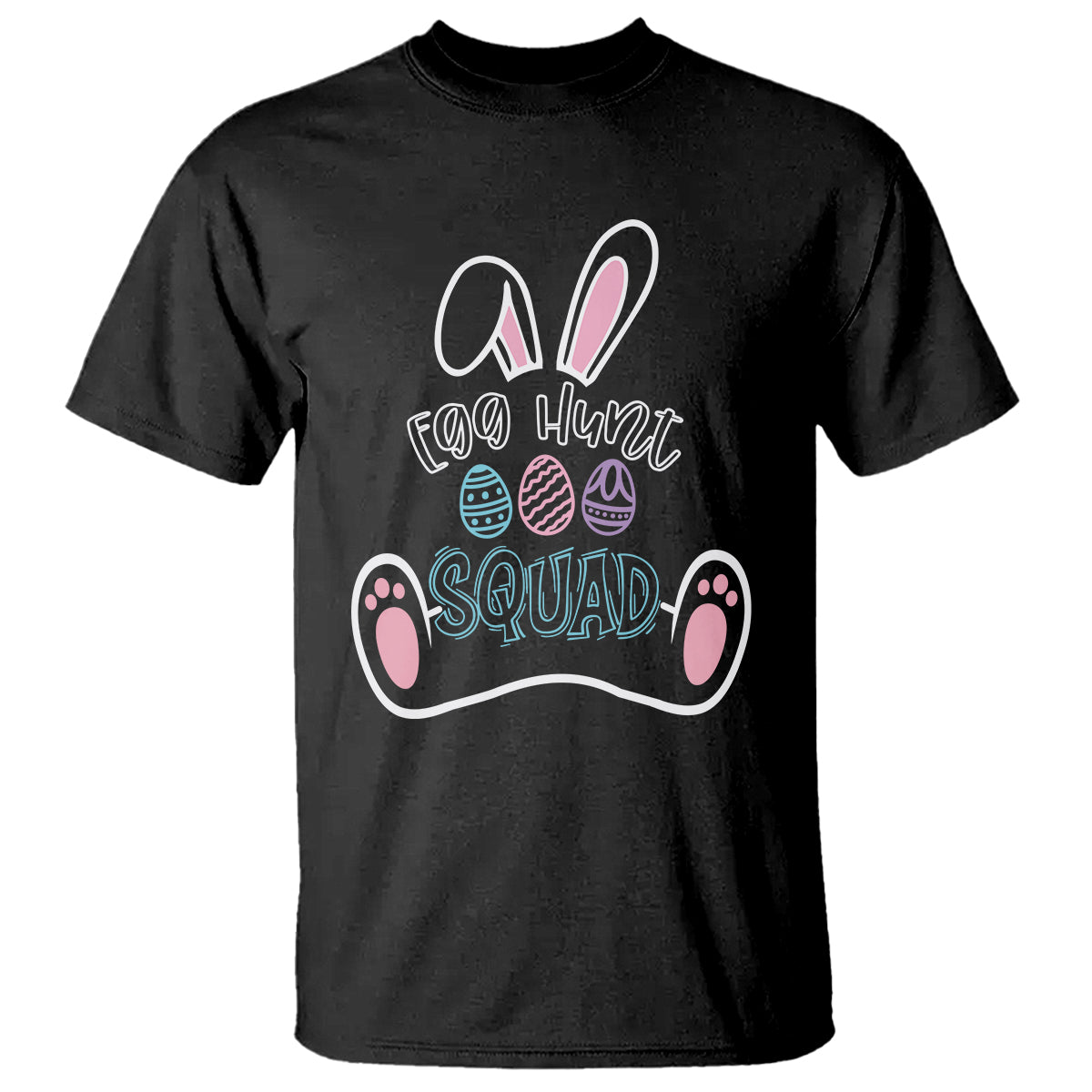 Easter Day T Shirt Egg Hunt Squad Funny Hunting Season - Wonder Print Shop