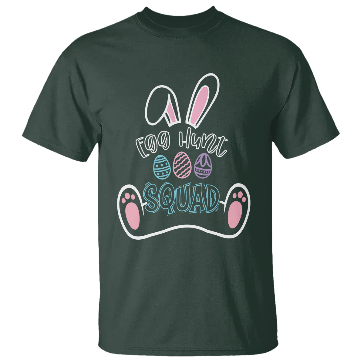 Easter Day T Shirt Egg Hunt Squad Funny Hunting Season - Wonder Print Shop