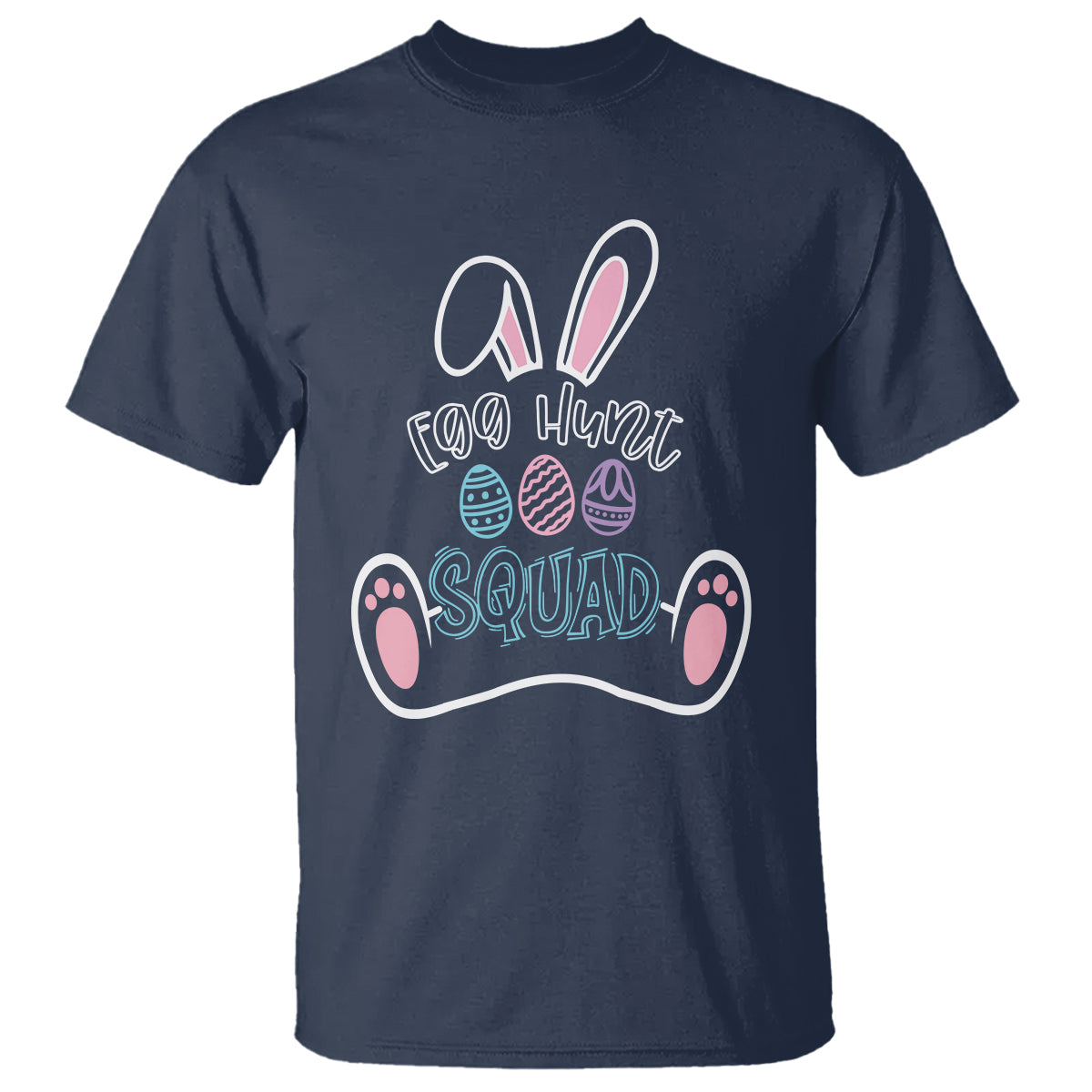 Easter Day T Shirt Egg Hunt Squad Funny Hunting Season - Wonder Print Shop